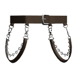 Simple Brown Waist Suspenders Belt Emo 1.0