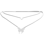 Simple Butterfly Drippy Necklace