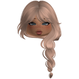 Simple Farmer Braid With Cute Makeup (Milktea)