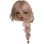 Simple Farmer Braid With Cute Makeup (Milktea)