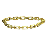 Simple Gold Chain Link Choker Necklace 3.0