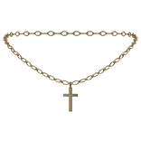 Simple Gold Cross Necklace 3.0