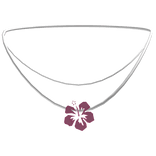 Simple Hibiscus Summer Necklace