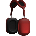 Simple Modern Headphones (Red and Black)