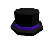 Simple Purple Outline Hat