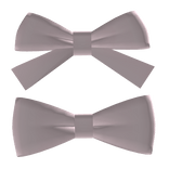 ♡ simple soft pink bow clips