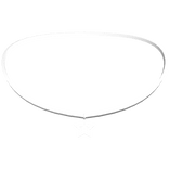 Simple Soft Star Necklace (White)