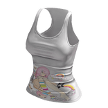 Simple Tank Top in Dokidoki Print
