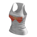 Simple Tank Top In Magical Girl Bow Print