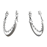 Simple White Waist Suspenders Emo 1.0