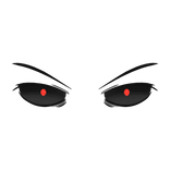 🔴 Sinister Crimson Eyes 🔥 (3D)