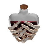 skeleton hand heart bottle vkei emo