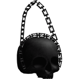 Skeleton Hanging Chain Skull Black