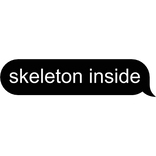 💬 Skeleton Inside Text