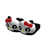Skeleton Kitty Doll Slippers