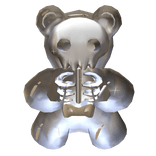 Skeleton Sliver Gummy Bear Sparkle Aura Confetti