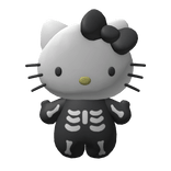 Skelly Kitty Plush Backpack