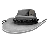 Skull Cowboy Card Hat White