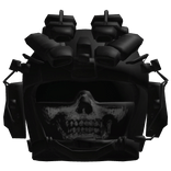 Skull Ghoul Military Helm Hat