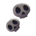 Skull Heads Hair Clip