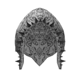 Skull White Spikey Emo Grunge Hood