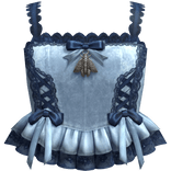 Sky Blue Lace Corset Top