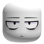 Sleep Deprived Face - White