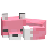 Sleeping Pixel Fox Pink Shoulder