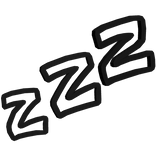 sleeping zzz text