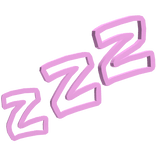 sleeping zzz text