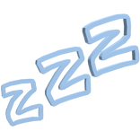 sleeping zzz text