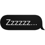 sleeping zzz text