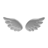 Small White Angel Wings