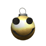 Smiley Ornament Hat - Gold