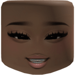 Smiling cute braces makeup