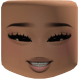 Smiling cute braces makeup