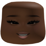 Smiling cute braces makeup