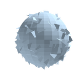 Snow Blue Clown Nose