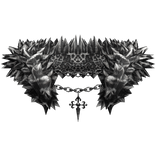 Snow Leopard Chrome Neck Fur