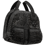 Snow Leopard Left Gothic Hand Held Bag With Scarf