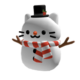 Snowman Cat Shoulder Pet