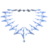 Snowstorm whisper Necklace - blue (MM2)