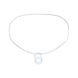 Soda Tab Necklace Silver