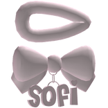 sofi pink hairclip