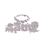 ⋆˙ sofi's pink unicorn necklace