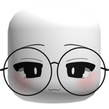 Soft Anime Droppy Eyes W Glasses