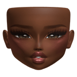 Soft Blush Makeup w Brown Moving Eyes