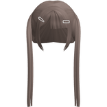 Soft Brown Long Pigtails W Hairclips & Bangs