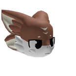 Soft Brown Smug Kemono Avali Head