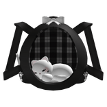 ♡ : soft cat backpack carrier (1.0)┊black